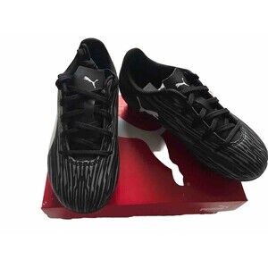 New PUMA RAPIDO 3 FG/AG Jr. Soccer Shoe Size 11c US Black White